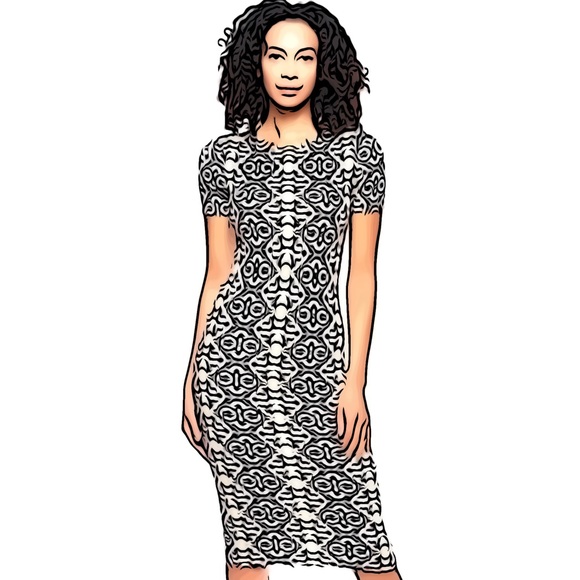 PAISLEY BODYCON - Picture 3 of 3